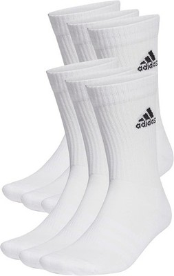 adidas Unisex Kinder Socken Lang weiß Sportsocken Crew Gr.19-21  6er Paar