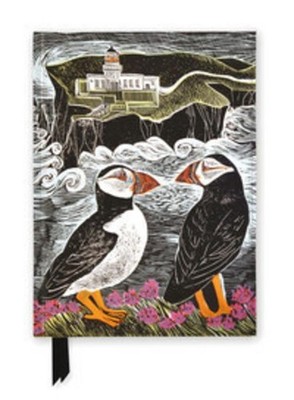 Angela Harding: Fair Isle Puffins (Foiled Journal) Flame Tree Publishing