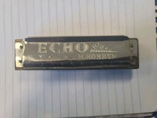 "The Echo" By M. Hohner Harmonica Made In Germany Vintage. Has Some Rust