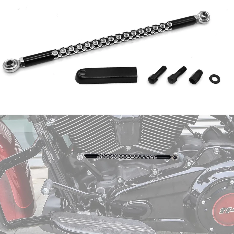 Para Harley Davidson Road King 1996-2016 Black Shift Linkage Gear Shifter Linkage - Imagem 4 de 4