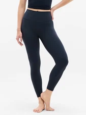 Athleta M MEDIUM Transcend High Rise 7/8 Tight Leggings, Eclipse (Navy) Yoga NWT