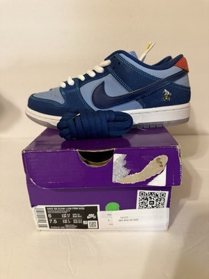 Nike SB Dunk Low PRM Why So Sad Coastal Blue DX5549-400 Mens 6 Womens 7.5 OG Box