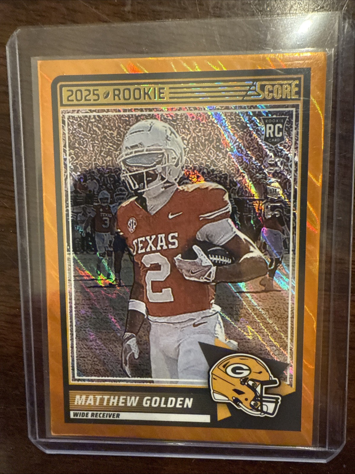 2025 Score - Rookies Matthew Golden #56 Lava /799 (RC)