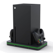 Charging Stand with Cooling Fan, Vertical Stand Compatible with Xbox Series X...