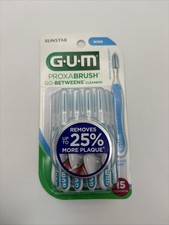 Proxabrush Go-Betweens - Wide - Interdental Brushes - Soft Bristled Dental Picks