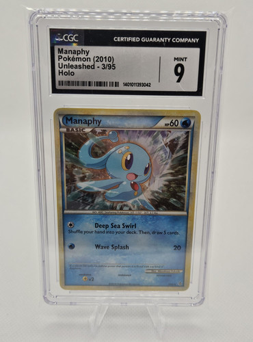 Manaphy graded CGC 9 for sale on eBay