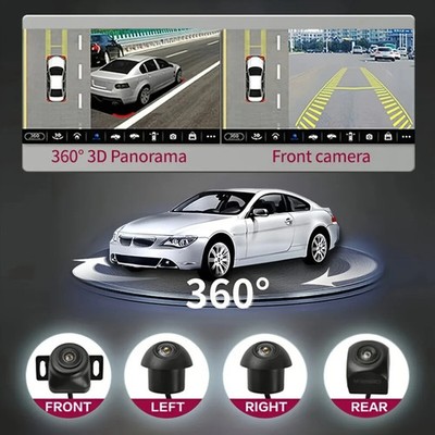 360° Panoramic Camera Car Bird View System 4-Camera For Android Radio Player -