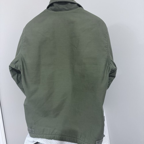 Vintage US Navy A-2 Deck Jacket Cold Weather MIL-J-21708 NSN 8415-00-753-5613 Si - Picture 2 of 5
