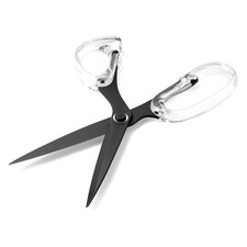 9  Stainless Steel Acrylic Scissors for Office and Home - Aesthetic and Sharp...