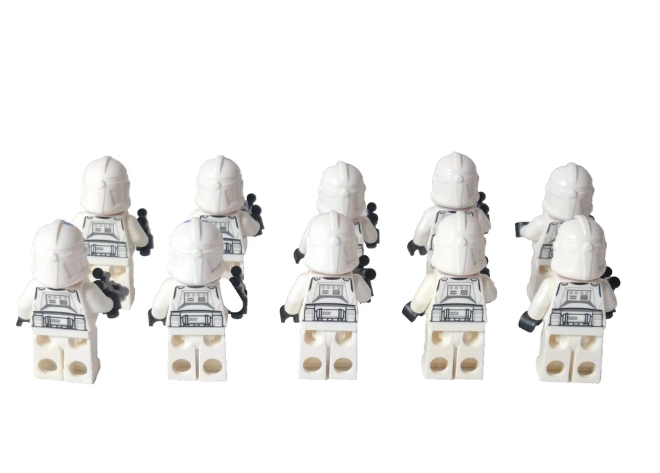 Lego Star Wars 10x 501st Clone Trooper Armee Sammlung Blaster Konvolut Minifigur - Bild 2 von 3