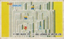 1985 Japanese Menko Baseball Game Card Jaleco Formation Z Video Game Back
