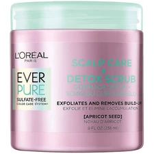 NEW L'Oreal Paris Ever Pure Scalp Care + Detox Scrub Exfoliates 8 fl oz