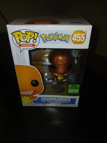 Funko Pop Pokemon Charmander Diamond Collection 2021 Spring Convention Exclusive