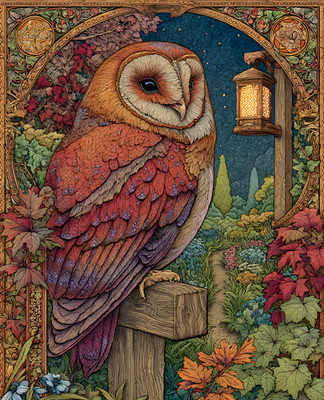 8x10 Fine Art Print - Decorative Illustration Artwork - 644574516