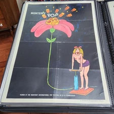 Vintage - 1968 - "Monterey Pop" - 27x41 - Pennebaker - Joplin, HENDRIX!