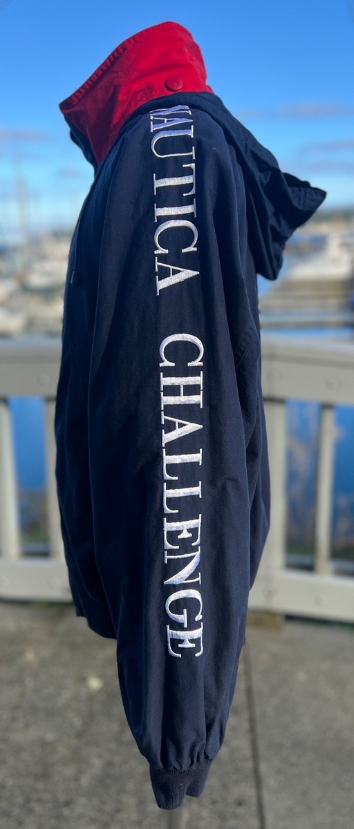 NAUTICA J Class Challenge Jacket | Sailing Blue Red White Full Zip