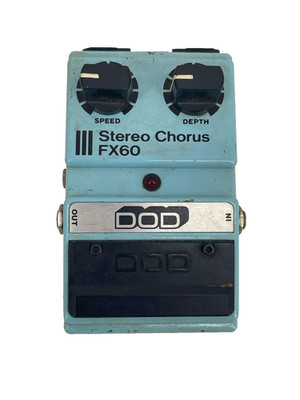 Vintage 1982 DOD FX60 Stereo Chorus Guitar Effect Pedal USA