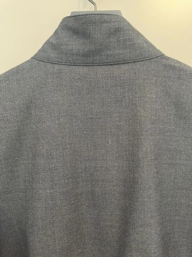 Auralee Ultra Fine Tropical Wool Zip Blouson Charcoal 5 NWT Harrington SS26 image 9