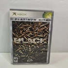 Black OG Xbox (Microsoft Xbox, 2006) Platinum Hits Complete With Manual