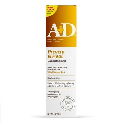 A + D Original Ointment, Diaper Rash & Skin Protectant Ointment - Large Tube