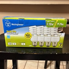 Westinghouse Light Bulbs Soft White Compact Fluorescent 75 W Spiral 4 Pack NIP