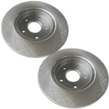 Rear Brake Rotor Pair for Chevy HHR Malibu Cobalt Pontiac G4 G6 G5 Saturn Aura