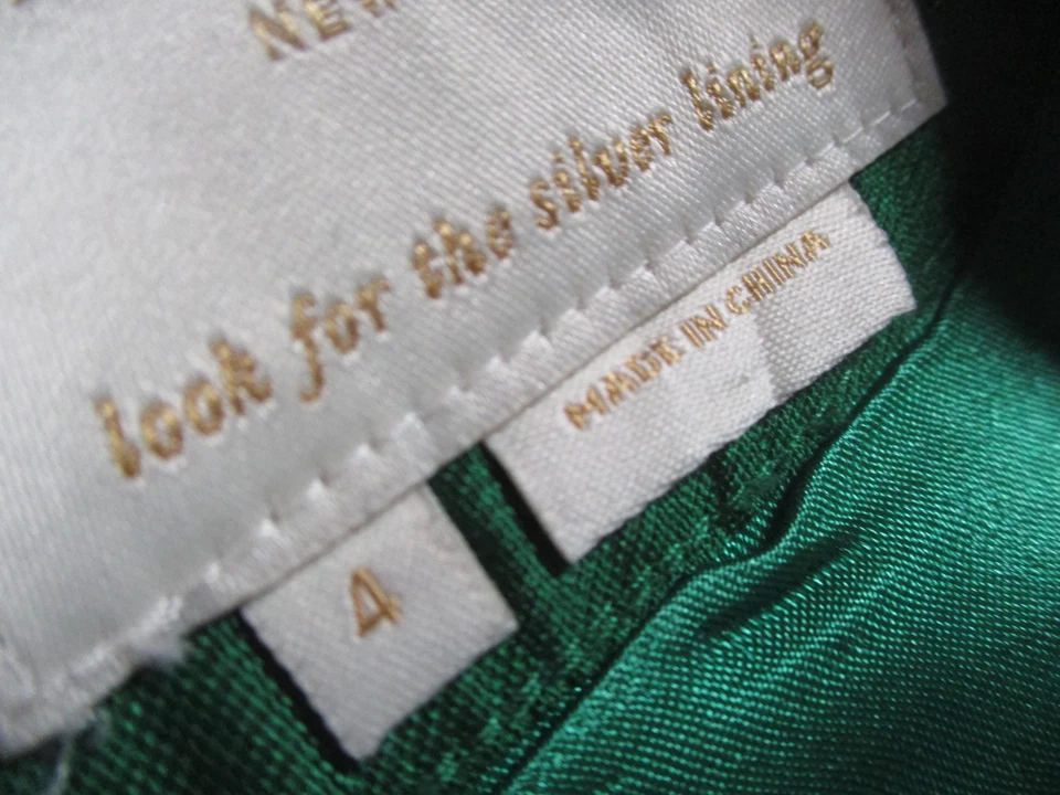 Vestido Kate Spade New York Para Mujer 4 Verde Lazo Frontal Sin Mangas Ajuste y Acampanado Línea A Foto 4 de 4