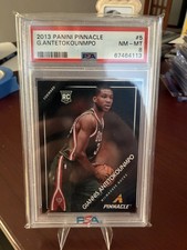 Giannis Antetokounmpo ROOKIE CARD RC 2013-14 Panini Pinnacle #5 PSA 8 Bucks. rookie card picture