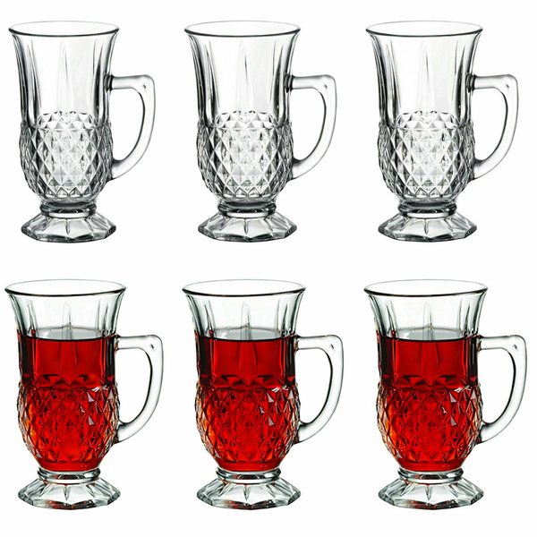 TeegläSer KaffeegläSer Latte Mit Henkel 6Er-Set 160Ml-image