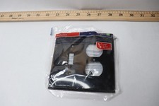 Leviton Toggle Switch Duplex Receptacle Wall Plate Black 2-Gang