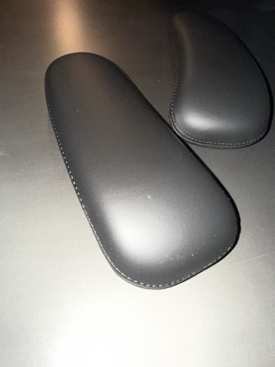 Herman Miller Remastered Aeron Armpads LEATHER PAIR BLACK