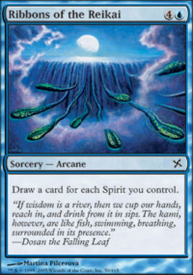 MTG magic cards 1x Ribbons of the Reikai - Foil Betrayers Light Play, English