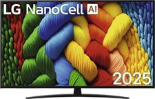 LG LED Fernseher 55NANO81A6A 55 Zoll smartTV 4K UHD AI Upscaling EEK G