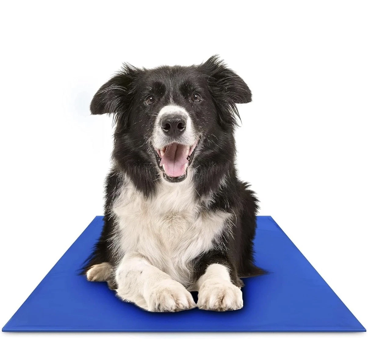 Pet Cooling Gel Mat 25x20 Blue – Self Cooling Pad for Dog & Cat-Crate Bed Kennel