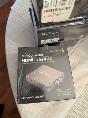 Blackmagic Design SDI to HDMI 4K Mini Converter with Power Supply
