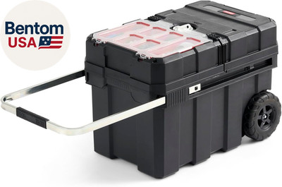 Masterloader Resin Rolling Tool Box with Locking System and Removable Bins   Per