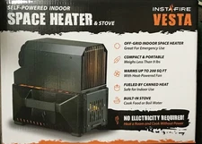 VESTA Self-Powered Indoor Space Heater and Stove (Compact, Off-Grid, Emergency)