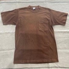 Towncraft 60s Vintage Pocket T-Shirt Brown M Used