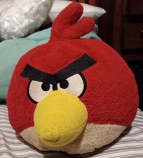 Angry Bird Plush Stuffed Animal Red 8" Commonwealth Medium 2011 NO SOUND