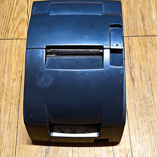 EPSON TM-U220b Thermal POS Receipt Printer Black w/ DIP Switches  RJ Ports