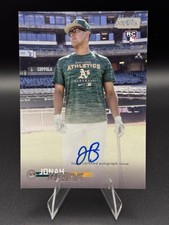 2023 Topps Stadium Club Jonah Bride On Card Rookie Auto A’s SCBA-JBD (RC, AU). rookie card picture