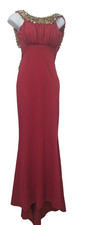 Pia Michi Red Dress Size 8 Full Length