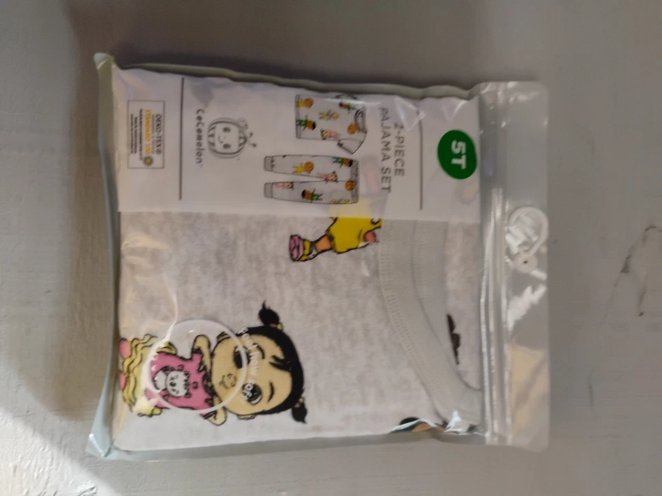 Conjunto de ropa de dormir de manga larga Frozen para niñas Disney Anna Elsa pijamas, ropa de dormir para niñas Foto 3 de 4