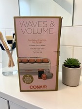 Conair Hot Rollers Set 12 Jumbo 1.5 Inch Rollers Hair Curlers NEW