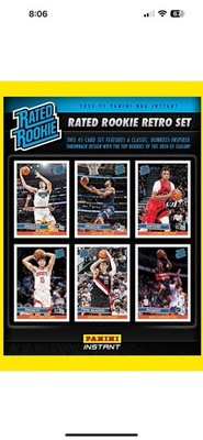 2024-25 Panini Instant NBA - RATED ROOKIE RETRO SP - Complete 45 RC Set -  