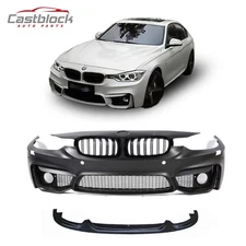 For 2012-2019 BMW 3 Series F30 TO M3 Style Front Bumper Kit W/Grille