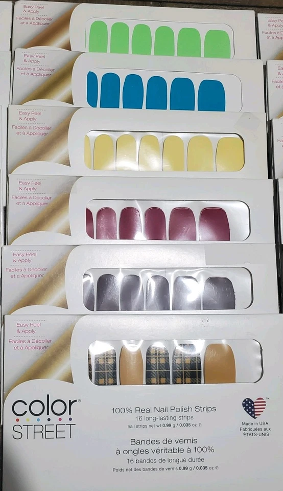 Color Street Nail Polish Strips 100% Real, 19 Packages, New Sealed - Image 3 of 4