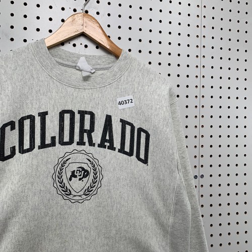 Colorado University Crewneck Sweatshirt Mens Medium Gray Champion 21.5x27 - Picture 11 of 22