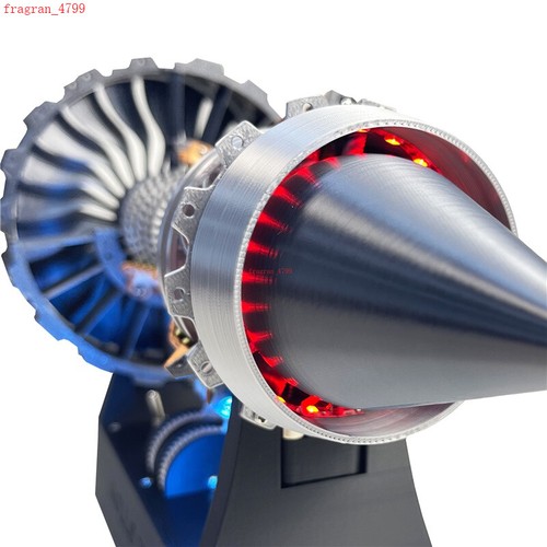 TR900 Turbofan Modell 3D-Druck simuliertes Düsenflugzeug Turbojet-Triebwerk im Maßstab 1:25 - Bild 3 von 18