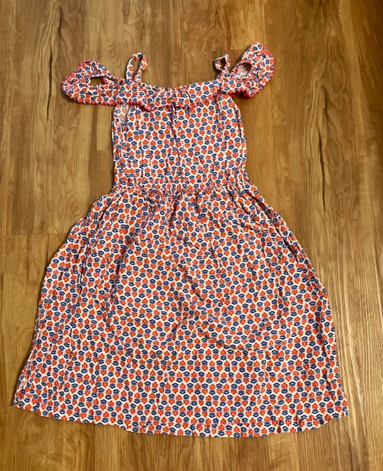 Maxi Vestido de Verano Carter's con Tirantes Talla 4 Estampado Popelina Foto 2 de 3